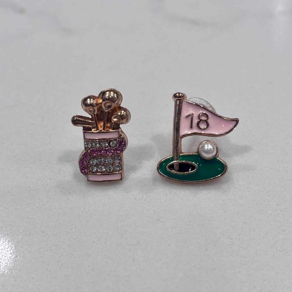 Golf Themed Earrings